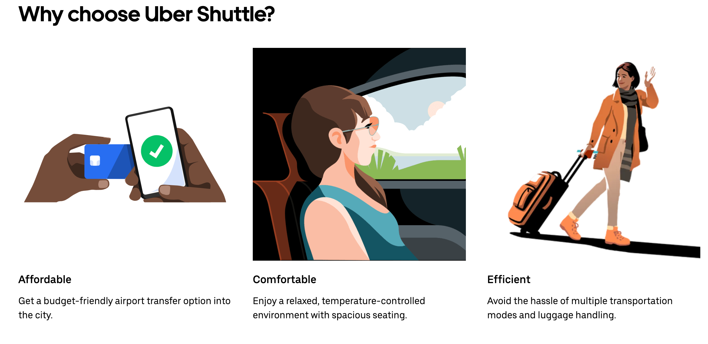 uber shuttle screenshot